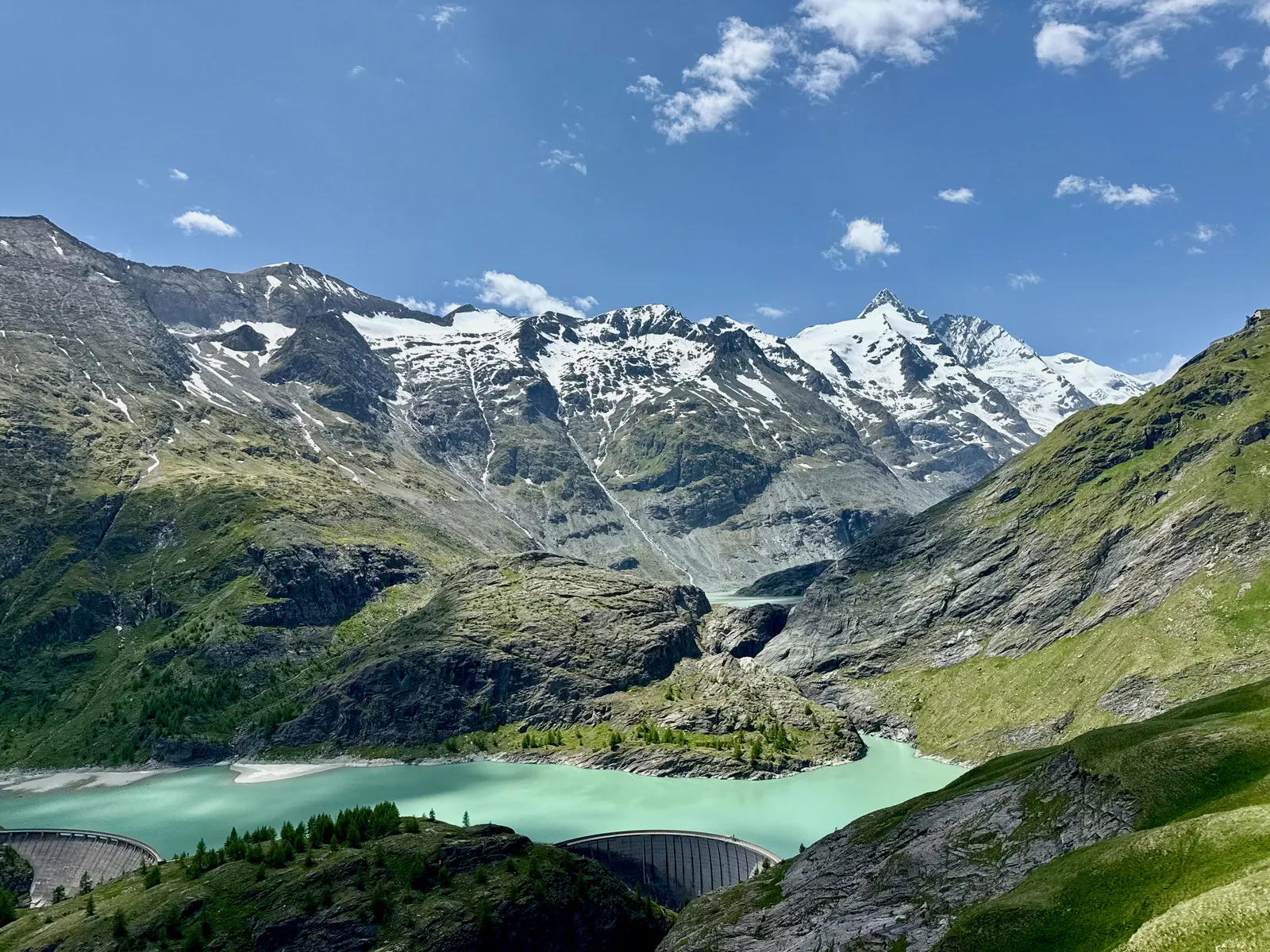 Margaritzenstausee, Großglockner in the distance