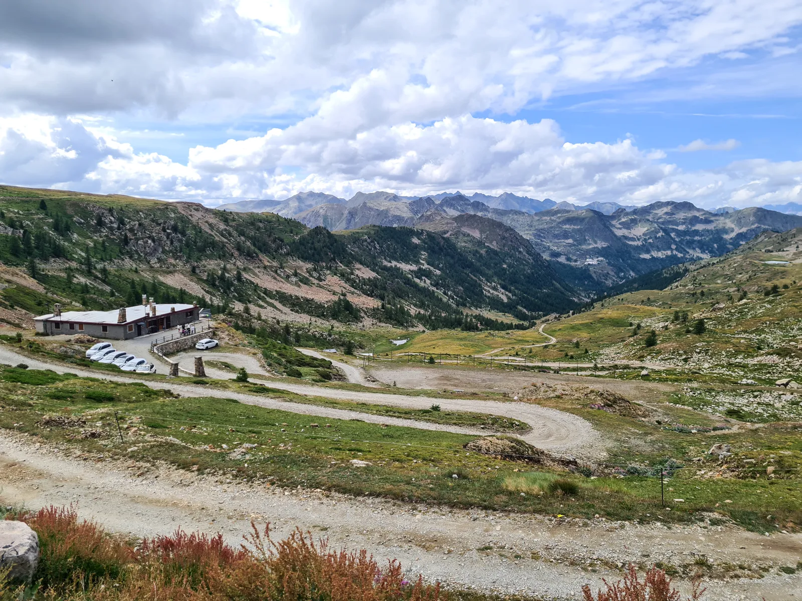 View from Col de la Lombarde